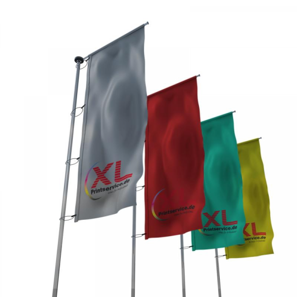 Fahne - Stofffahne 400 x 150 cm für Standardfahnenmasten - Flagge
