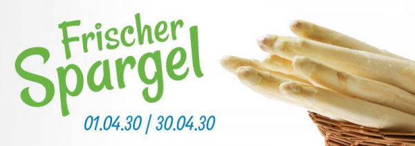 Frischer Spargel | Banner | Werbebanner | Online selbst gestalten | Online entwerfen | Online erstellen | Spargelbanner | Spargel Werbung |