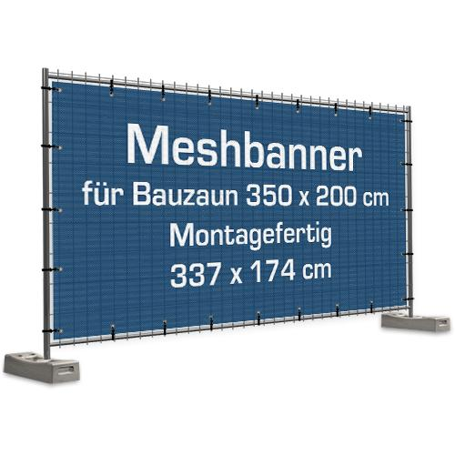 Bauzaunbanner | Meshbanner | Zaunbanner | Bauzaunplane | Zaunplane | Online selbst erstellen und gestalten |