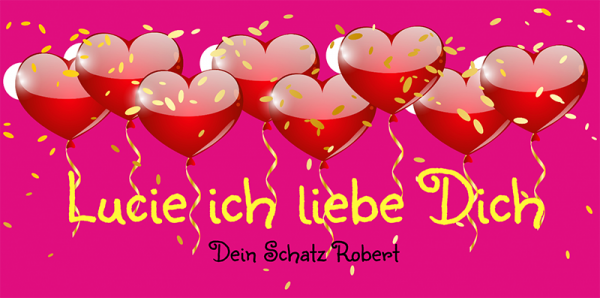 Banner zum Valentinstag selber gestalten