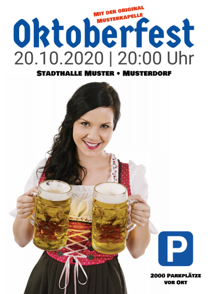 Oktoberfestplakat Online Selbst Gestalten Kostenlose Druck Vorlagen