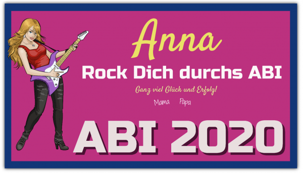 Abi Banner Rock Dich Durchs Abi Abi Plakat Spruche Gratis Vorlagen